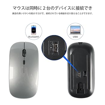 2in1 ノートパソコン + ワイヤレスマウスセット✨ Amazon | キーボード マウスセット ワイヤレス2.4GHzと